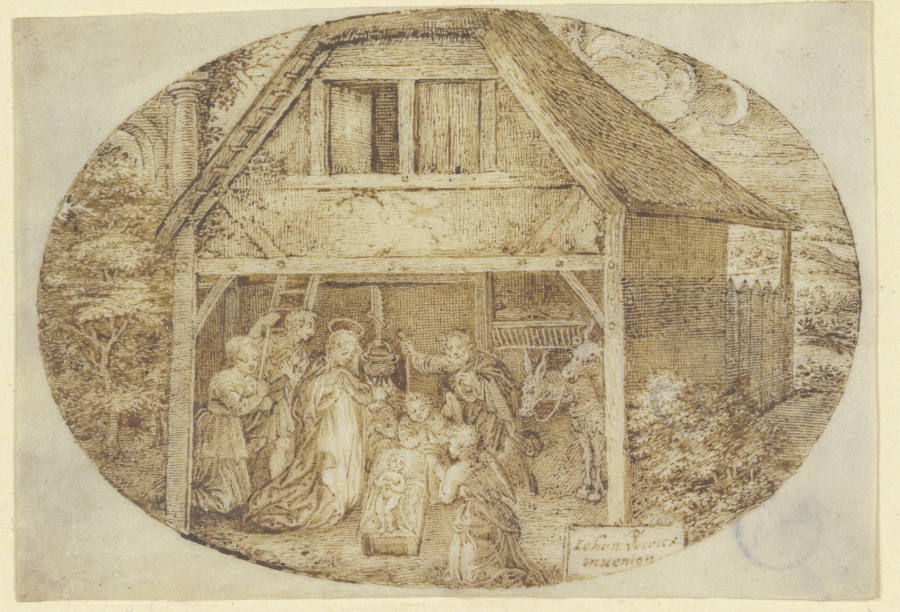 The Nativity a Johan Wierix