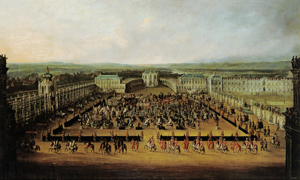 Caroussel Comique, Act in the Zwinger to Dresden 1722 a Johann Alexander Thiele