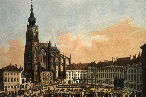 Prague , St Vitus Cathedral a Johann Balzer