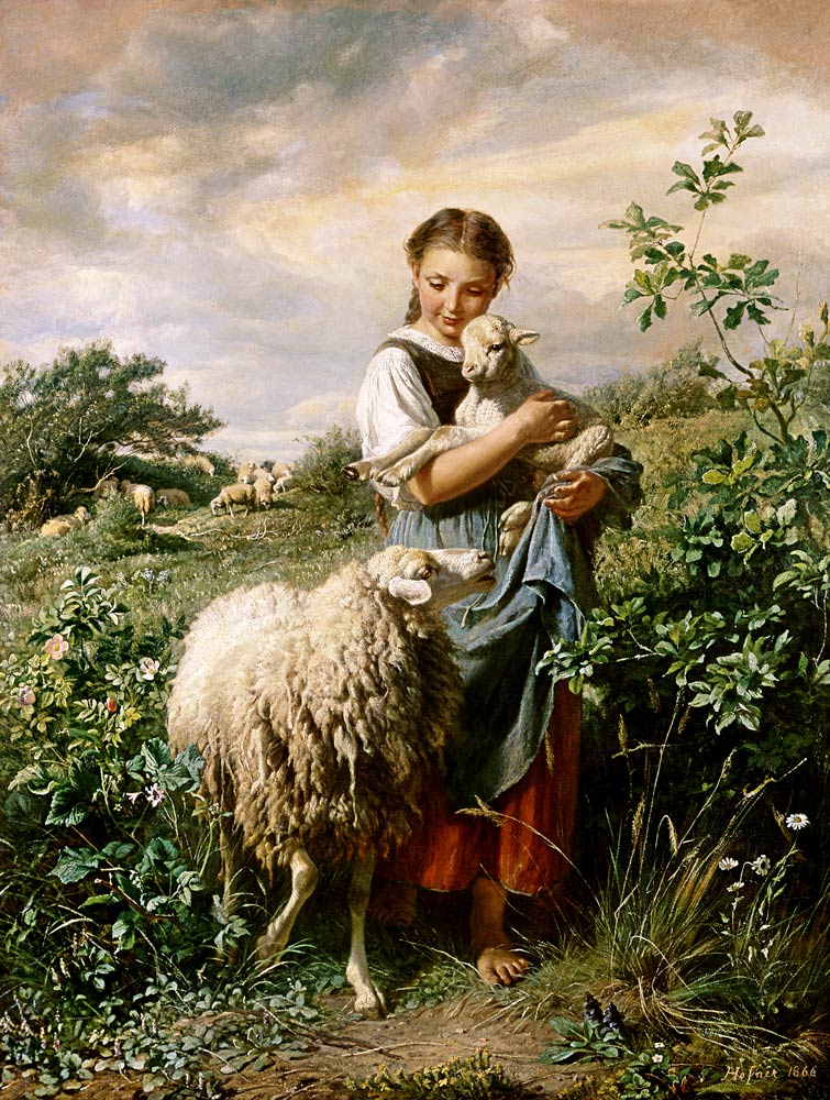 The little shepherdess a Johann Baptist Hofner