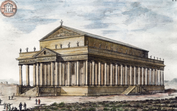 Ephesus , Artemis Temple a Johann Bernhard Fischer von Erlach