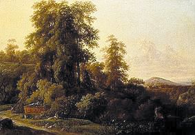 Arcadian landscape. a Johann Christian Klengel