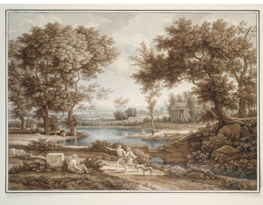 Heroic landscape a Johann Christian Reinhart