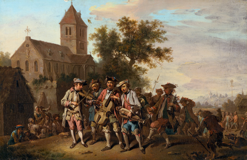 Village Musicians a Johann Conrad Seekatz