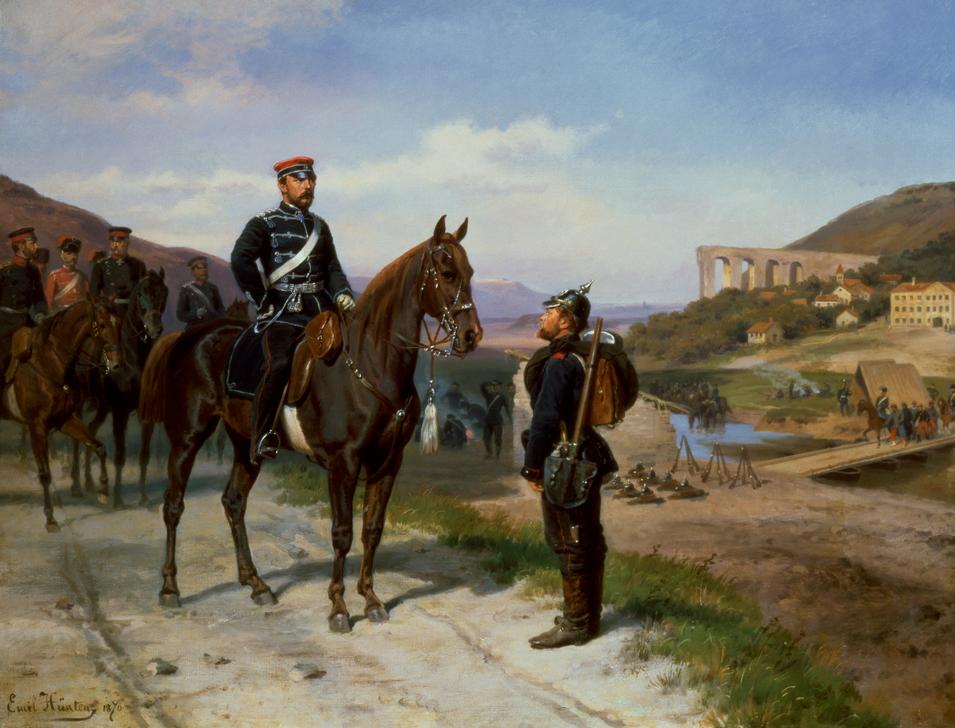 Begegnung mit Prinz Friedrich Karl von Preußen a Johann Emil Hünten