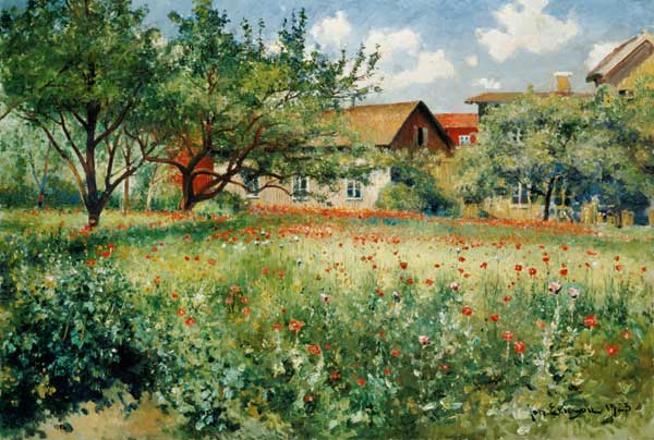 Poppy meadow a Johann Eric Ericson