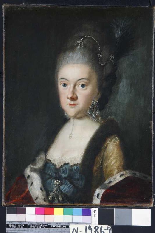 Anna Amalia Herzogin von Sachsen-Weimar-Eisenach a Johann Ernst Heinsius
