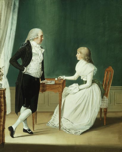 Buergerliches Ehepaar a Johann Friedrich Leberecht Reinhold