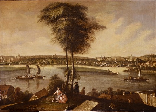 View of the Sanssouci park from Brauhausberg a Johann Friedrich Meyer