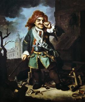 Portrait of Clemens Perkeo, Fool at the Court of Heidelberg
