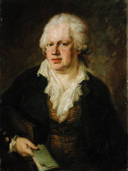 Portrait of the Poet Joseph Marius Von Babo (1756-1822) a Johann Georg Edlinger
