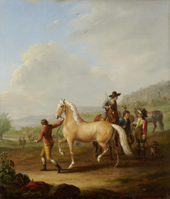 Horse Market a Johann Georg Pforr