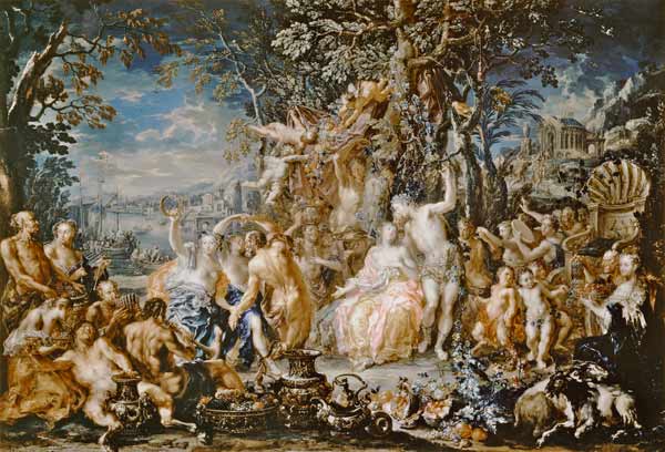 Bacchus und Ariadne a Johann Georg Platzer