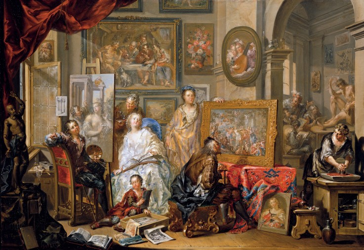 Studio of the painter a Johann Georg Platzer