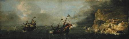 Seascape a Johann Georg Stuhr