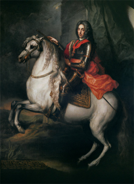Reiterbild des Prinzen Eugen a Johann Gottfried Auerbach