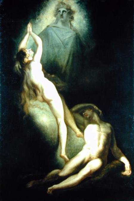The Creation of Eve a Johann Heinrich Füssli