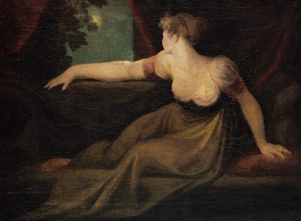 Lady in the moonlight a Johann Heinrich Füssli