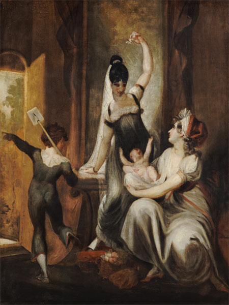 A mother with her children in the country a Johann Heinrich Füssli