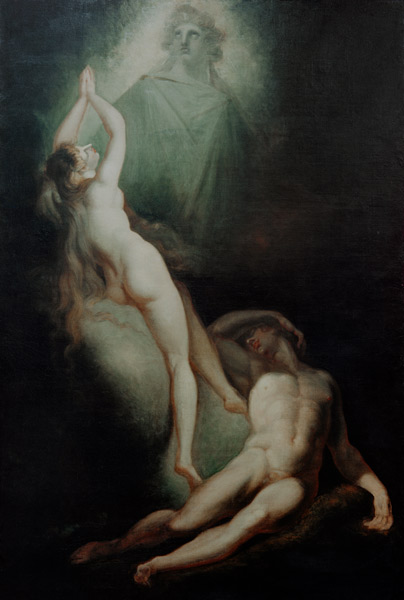 The creation of Eve a Johann Heinrich Füssli