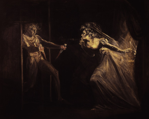 Lady Macbeth with the daggers a Johann Heinrich Füssli