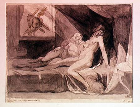 The Nightmare Leaving Two Sleeping Women a Johann Heinrich Füssli