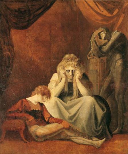 'Here I and Sorrow Sit' Act II Scene I of 'King John'  1783 a Johann Heinrich Füssli
