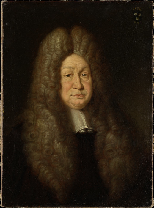 Portrait of Johann Georg von Holzhausen (1643-1721) a Johann Heinrich Roos