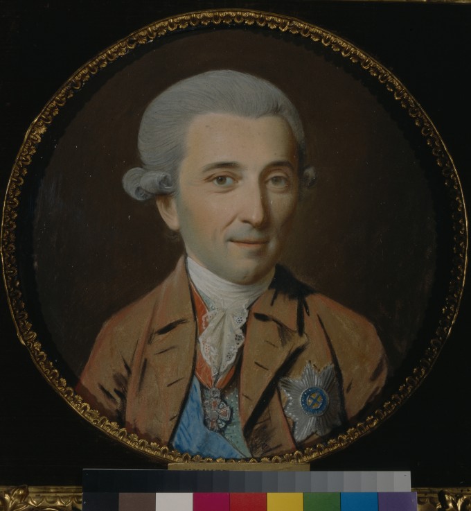 Portrait of Prince Nikolay Ivanovich Saltykov (1736-1816) a Johann Heinrich Schmidt