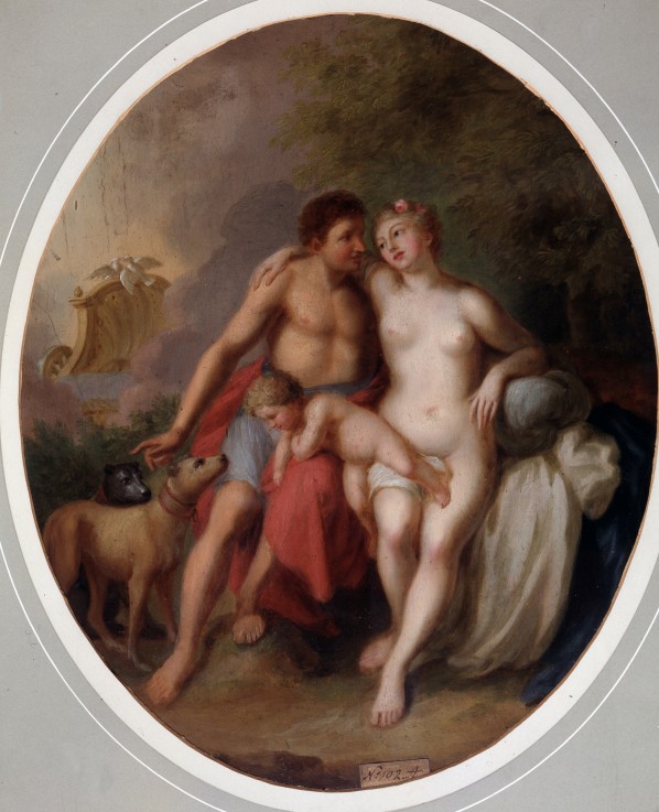 Venus and Adonis a Johann Heinrich Wilhelm Tischbein