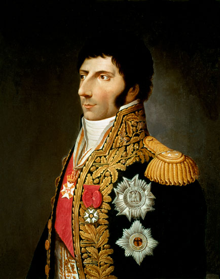Portrait of Marshal Charles Jean Bernadotte (1763-1844) a Johann Jacob de Lose