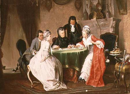 The Card Game a Johann Joseph Geisser