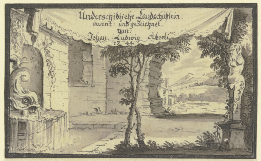 Title page a Johann Ludwig Aberli