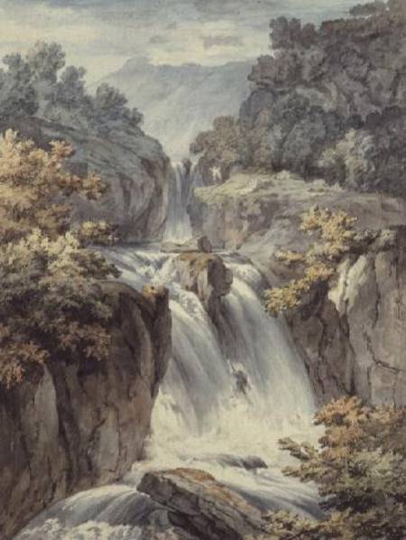 The Waterfall a Johann Ludwig Alberli