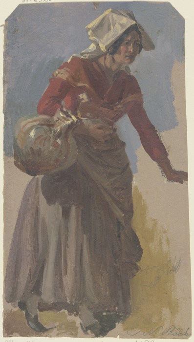 Bäuerin aus Albano mit einem Krug a Johann Nepomuk Rauch