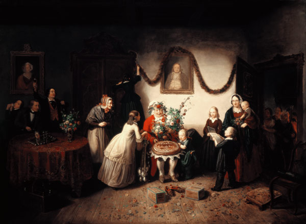 The eightieth birthday a Johann Peter Hasenclever