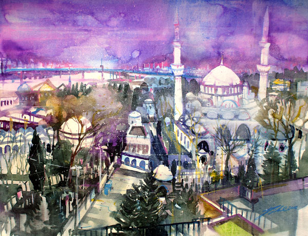 Türkei, Istanbul, Eyüp Sultan Moschee a Johann Pickl