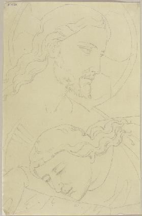 Eine Darstellung Jesu mit Johannes aus einer Kapelle des Klosters San Francesco in Pisa