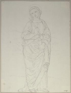 Heilige Apollonia, nach einem Gemälde von Timoteo Viti in der Dreifaltigkeitskirche (?) zu Urbino