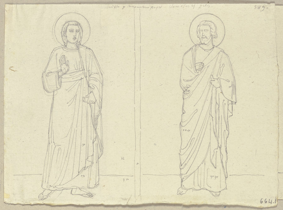 Heiligenbilder aus der Kapelle des heiligen Nikolaus in S. Francesco zu Assisi a Johann Ramboux