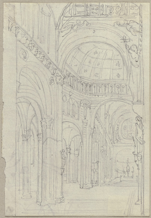 Innenraum des Doms zu Siena a Johann Ramboux