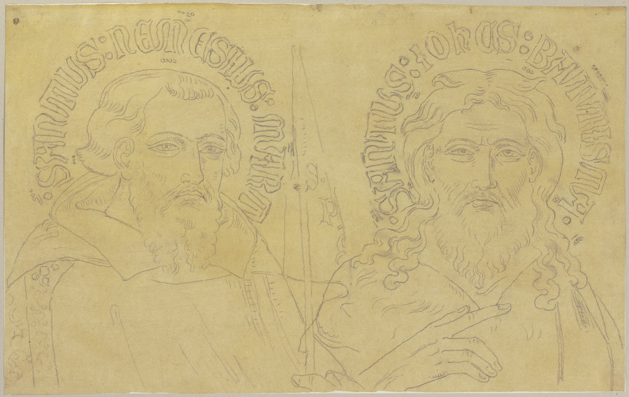 Heads of two saints a Johann Ramboux