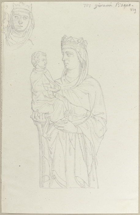 Mary with baby Jesus a Johann Ramboux