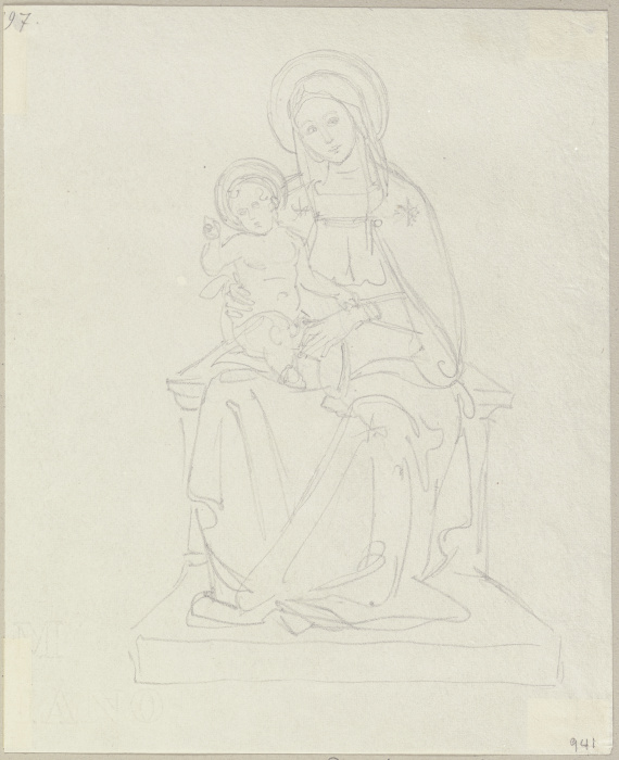 Mary with child a Johann Ramboux
