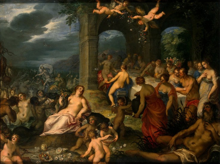 Feast of the Gods (The Marriage of Peleus and Thetis) a Johann Rottenhammer