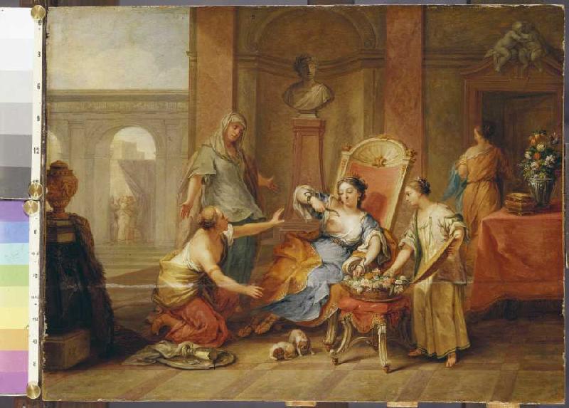 Death of the Cleopatra. a Johann Rudolf Byss