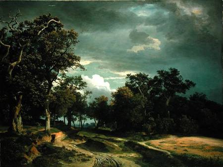 The Path on the Edge of the Wood a Johann Wilhelm Schirmer