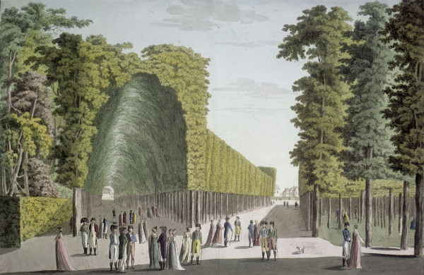 Vienna, Lindenallee, Augarten a Johann Ziegler