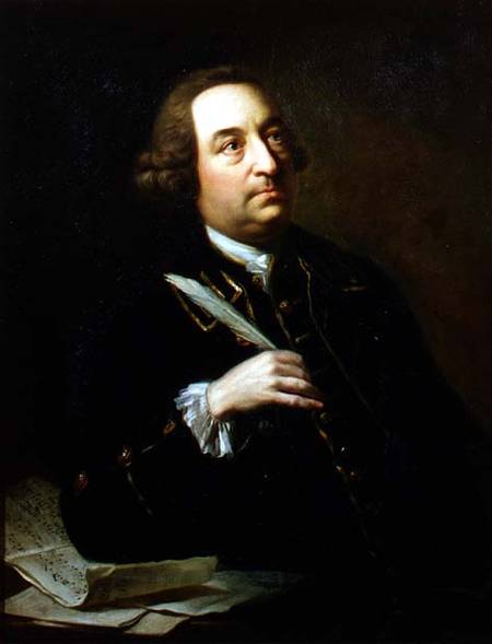 Portrait of John Christopher Smith (1712-95), musician and amanuensis of Handel a Johann Zoffany