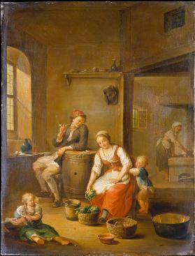 A Peasant Family at Home